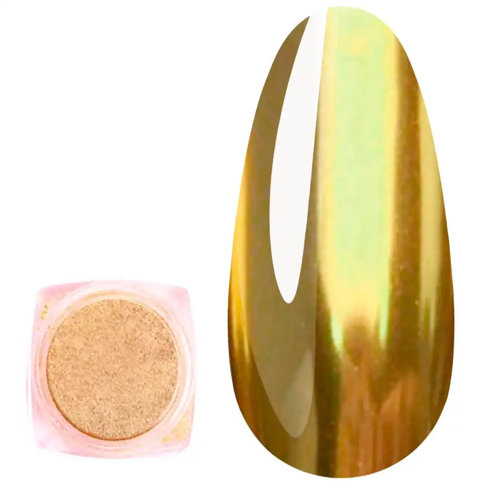 Polvo cromado dorado 003