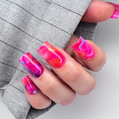 nail art rosa