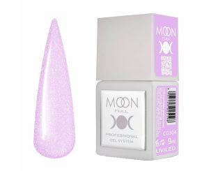 Bote del gel polish Moon Full CG304 en tono lavanda con destellos brillantes.